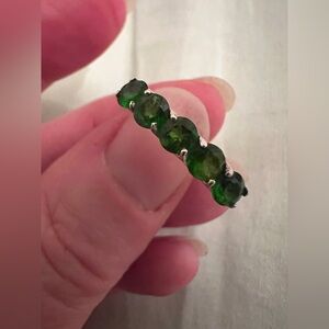 Sterling Diopside ring